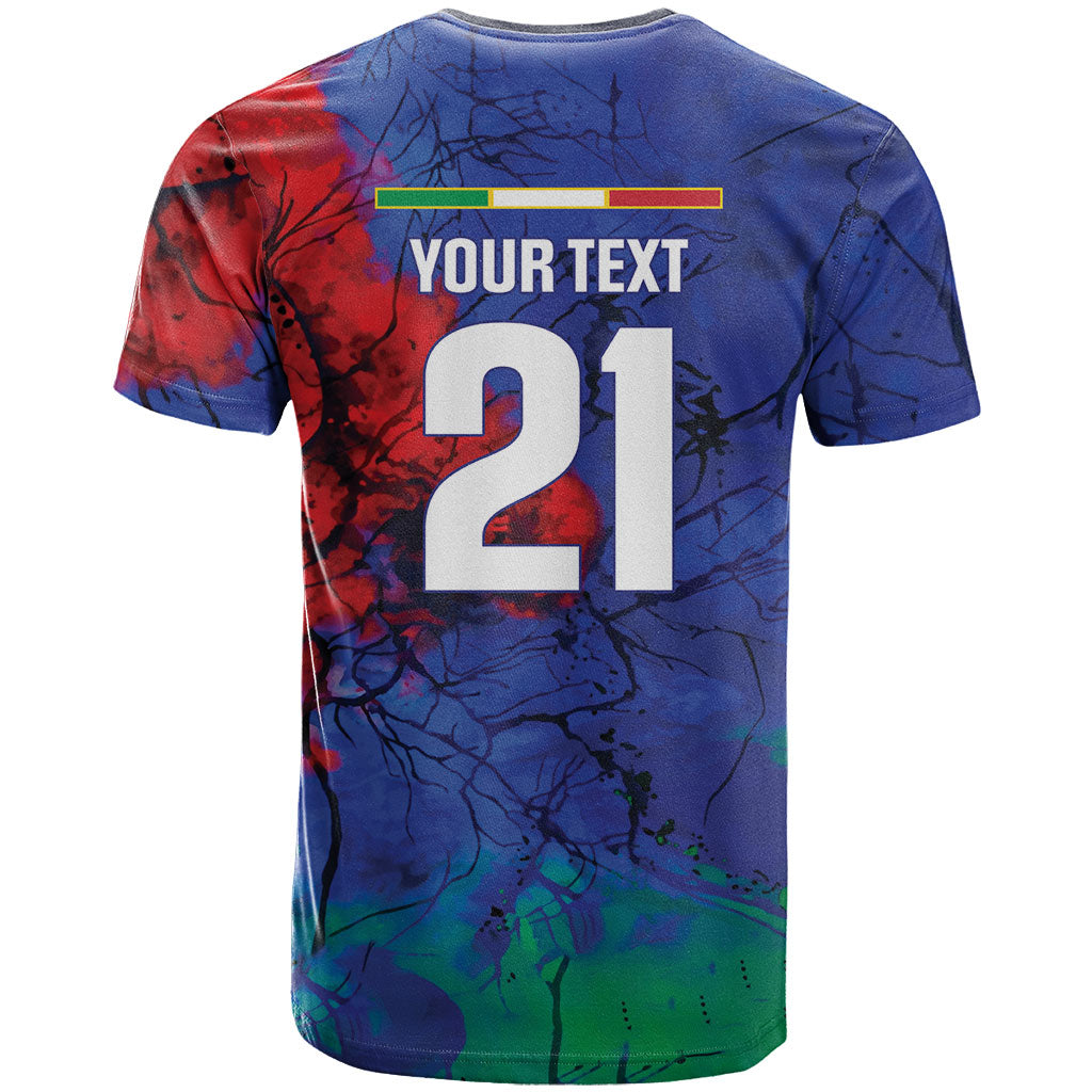 2026 Autumn Rugby Nations Italy Custom T Shirt Flag Italian Watercolour Art
