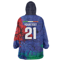2026 Autumn Rugby Nations Italy Custom Wearable Blanket Hoodie Flag Italian Watercolour Art