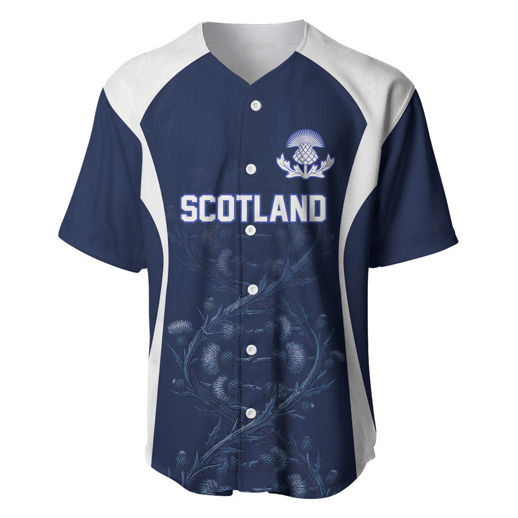 2026 Autumn Rugby Nations Scotland Custom Baseball Jersey Scottish Thistle DNA Sporty