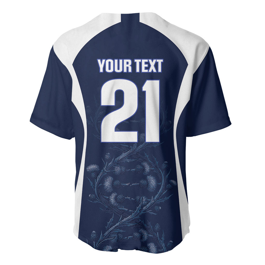 2026 Autumn Rugby Nations Scotland Custom Baseball Jersey Scottish Thistle DNA Sporty