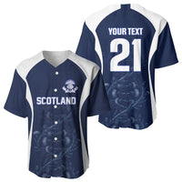 2026 Autumn Rugby Nations Scotland Custom Baseball Jersey Scottish Thistle DNA Sporty