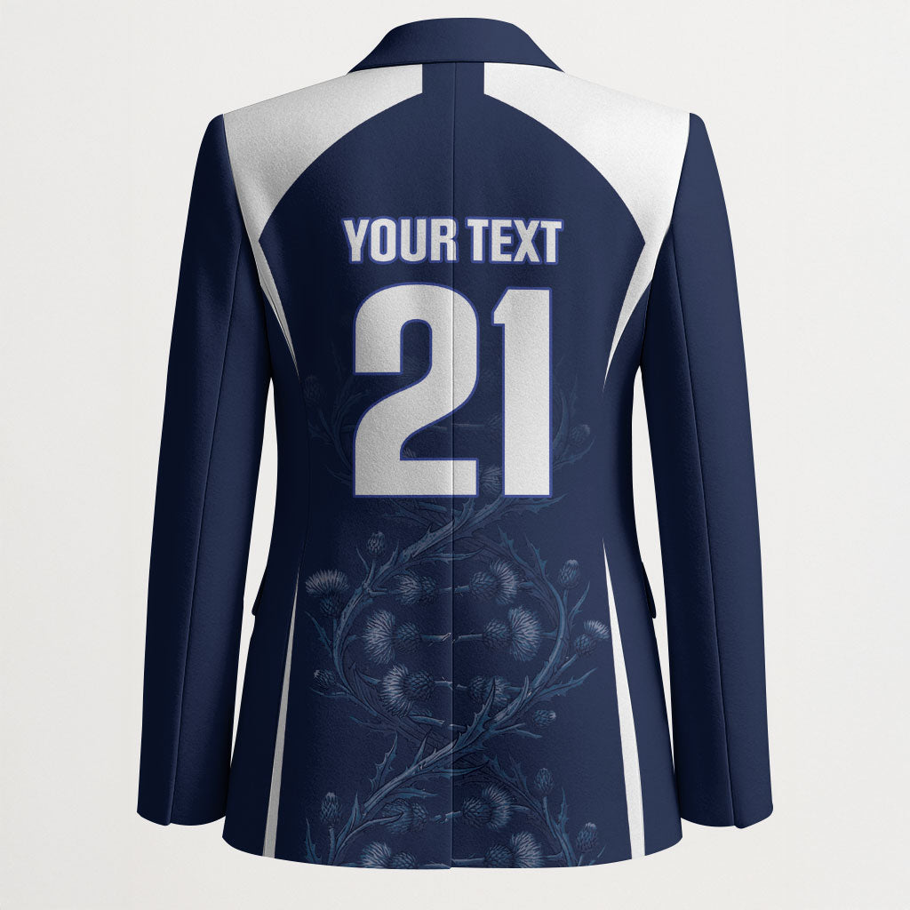 2026 Autumn Rugby Nations Scotland Custom Blazer Scottish Thistle DNA Sporty