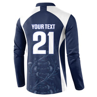 2026 Autumn Rugby Nations Scotland Custom Button Sweatshirt Scottish Thistle DNA Sporty