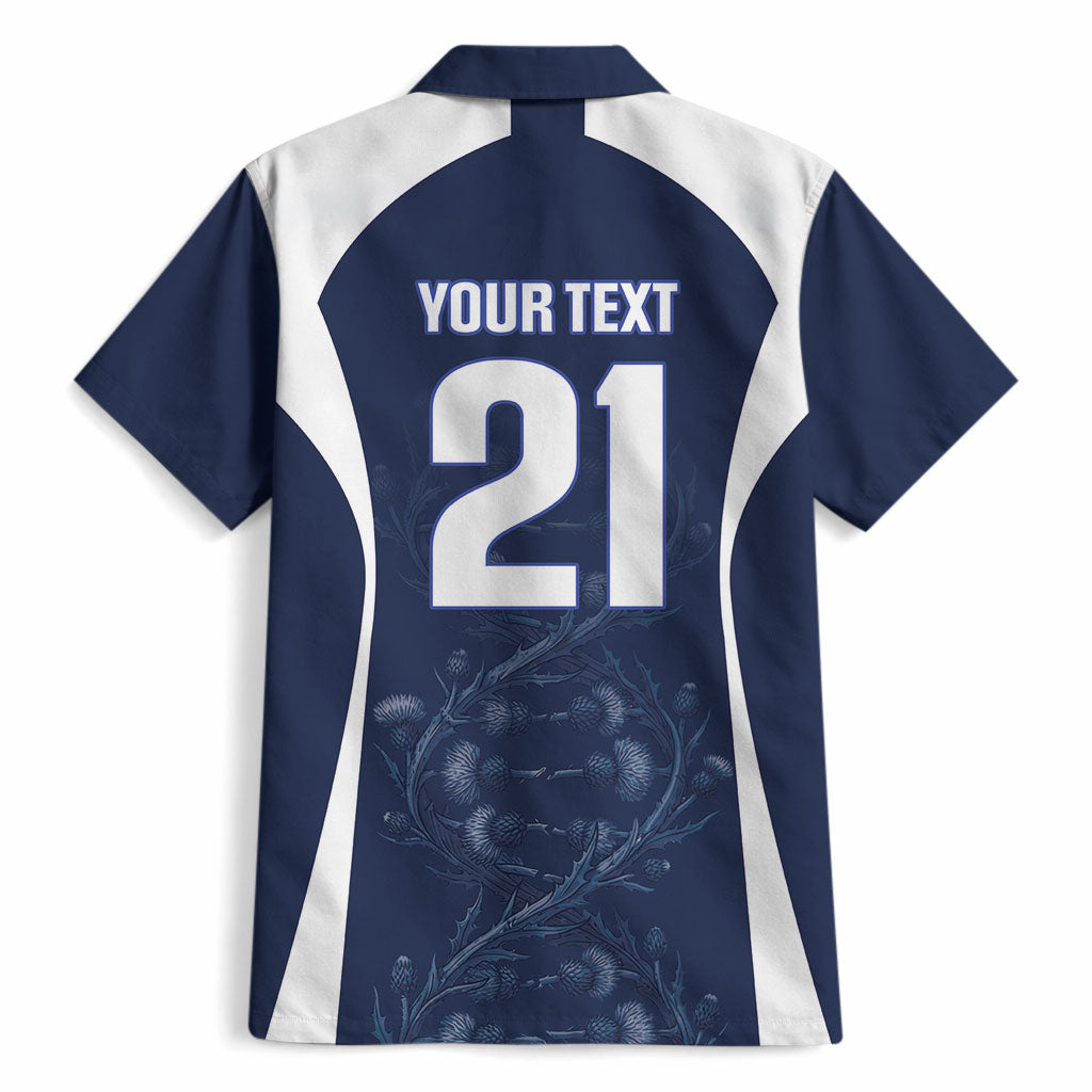 2026 Autumn Rugby Nations Scotland Custom Hawaiian Shirt Scottish Thistle DNA Sporty