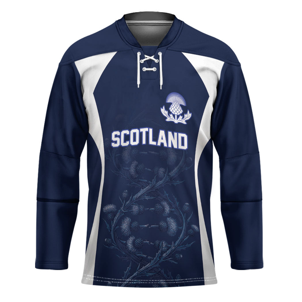 2026 Autumn Rugby Nations Scotland Custom Hockey Jersey Scottish Thistle DNA Sporty