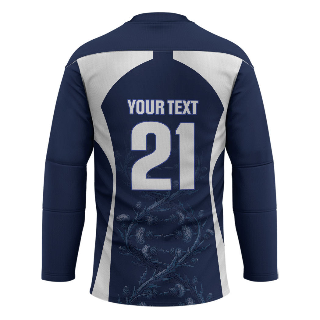 2026 Autumn Rugby Nations Scotland Custom Hockey Jersey Scottish Thistle DNA Sporty