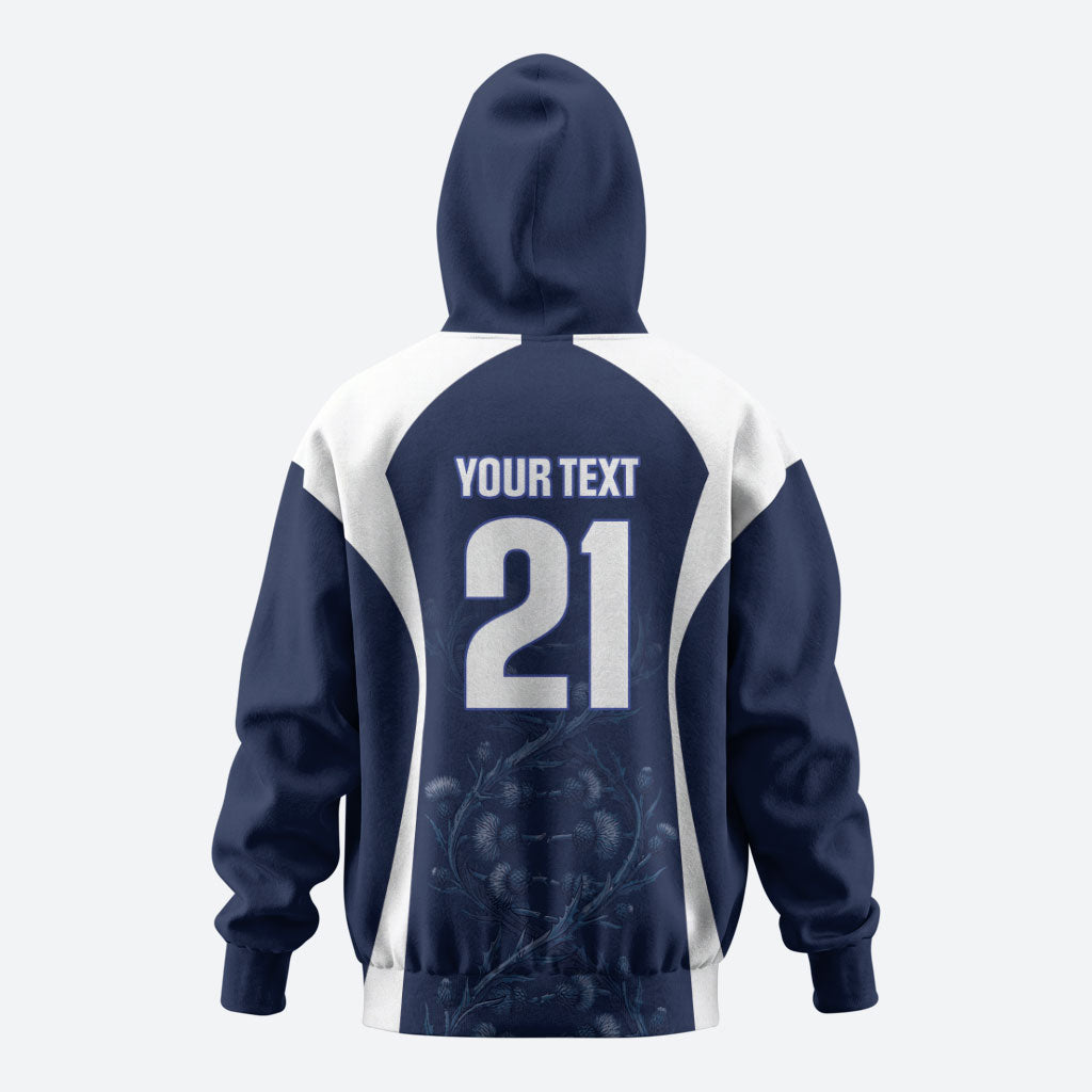 2026 Autumn Rugby Nations Scotland Custom Hoodie Scottish Thistle DNA Sporty