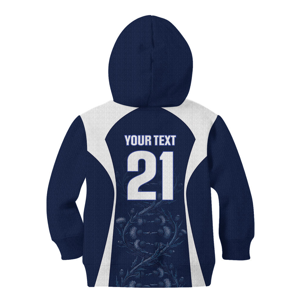 2026 Autumn Rugby Nations Scotland Custom Kid Hoodie Scottish Thistle DNA Sporty
