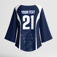 2026 Autumn Rugby Nations Scotland Custom Kimono Sleeve Blouse Scottish Thistle DNA Sporty