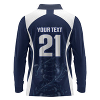 2026 Autumn Rugby Nations Scotland Custom Long Sleeve Polo Shirt Scottish Thistle DNA Sporty