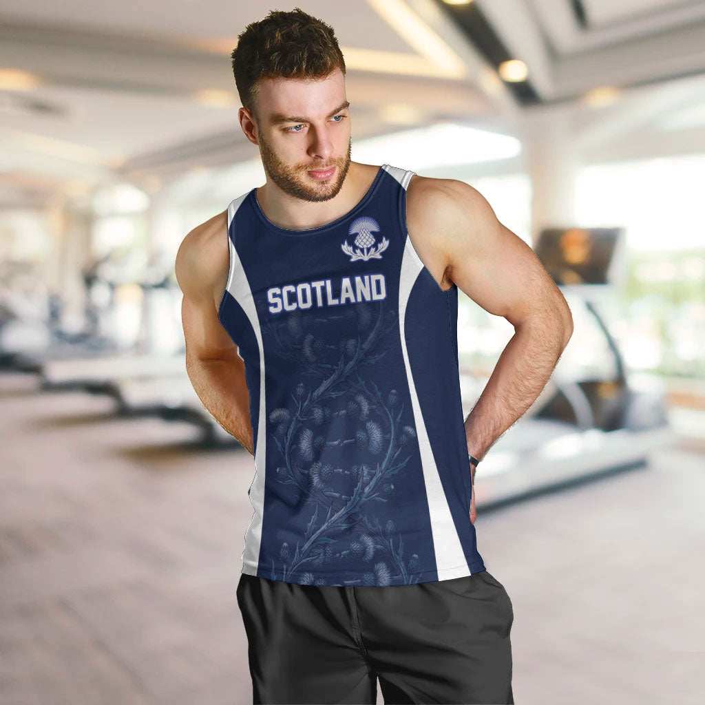 2026 Autumn Rugby Nations Scotland Custom Men Tank Top Scottish Thistle DNA Sporty