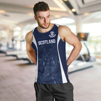 2026 Autumn Rugby Nations Scotland Custom Men Tank Top Scottish Thistle DNA Sporty