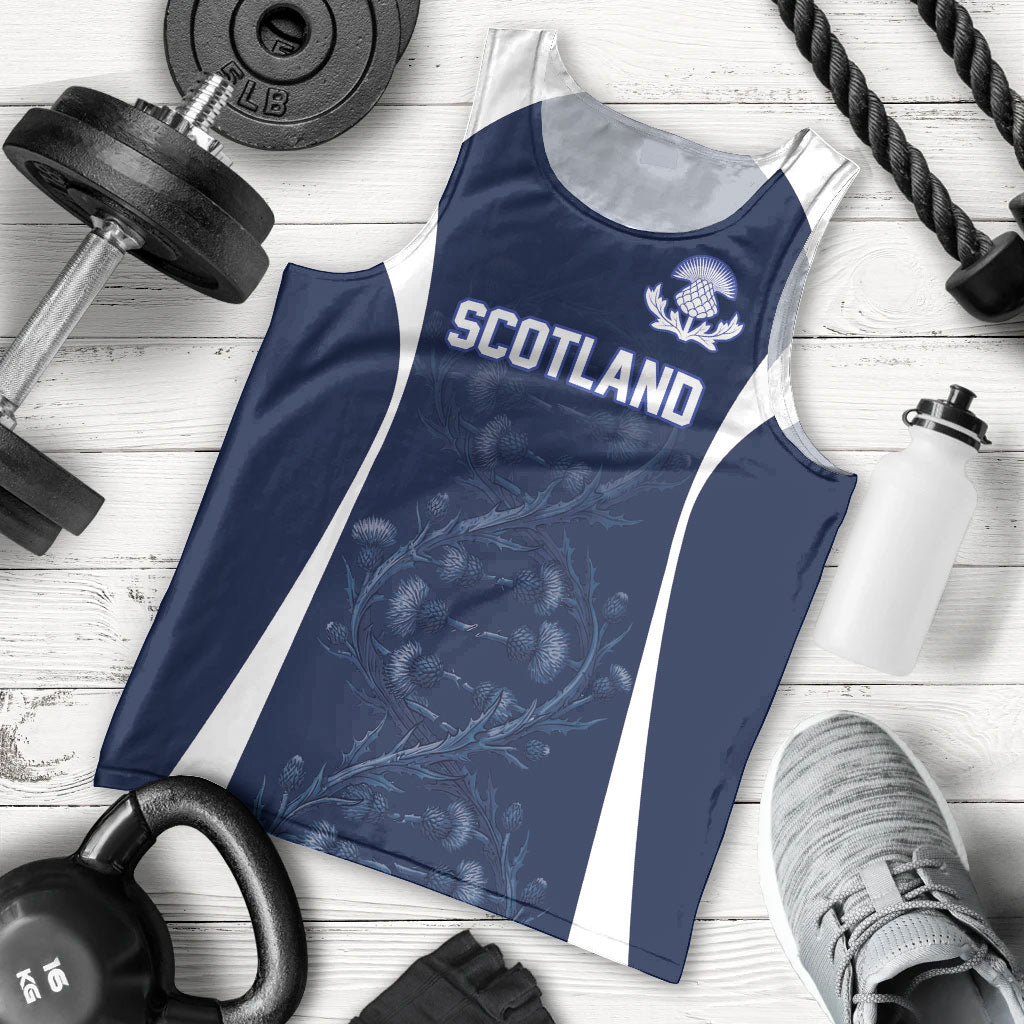 2026 Autumn Rugby Nations Scotland Custom Men Tank Top Scottish Thistle DNA Sporty