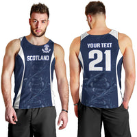 2026 Autumn Rugby Nations Scotland Custom Men Tank Top Scottish Thistle DNA Sporty
