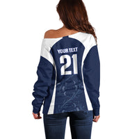 2026 Autumn Rugby Nations Scotland Custom Off Shoulder Sweater Scottish Thistle DNA Sporty