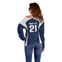 2026 Autumn Rugby Nations Scotland Custom Off Shoulder Sweater Scottish Thistle DNA Sporty