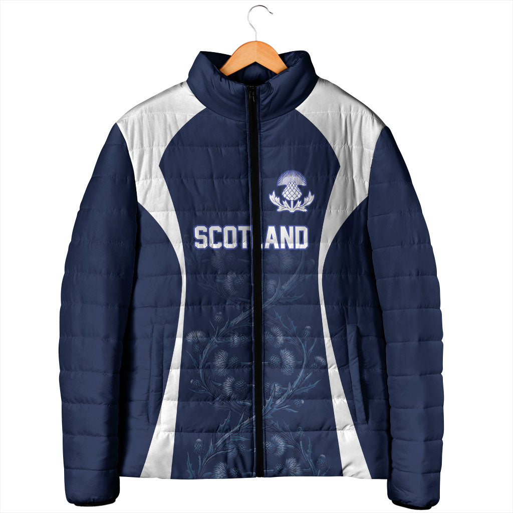 2026 Autumn Rugby Nations Scotland Custom Padded Jacket Scottish Thistle DNA Sporty
