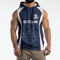 2026 Autumn Rugby Nations Scotland Custom Sleeveless Hoodie Scottish Thistle DNA Sporty