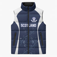 2026 Autumn Rugby Nations Scotland Custom Sleeveless Puffer Jacket Scottish Thistle DNA Sporty