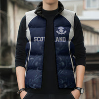 2026 Autumn Rugby Nations Scotland Custom Sleeveless Puffer Jacket Scottish Thistle DNA Sporty
