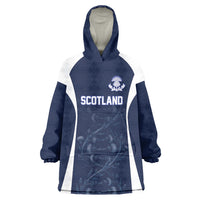 2026 Autumn Rugby Nations Scotland Custom Wearable Blanket Hoodie Scottish Thistle DNA Sporty