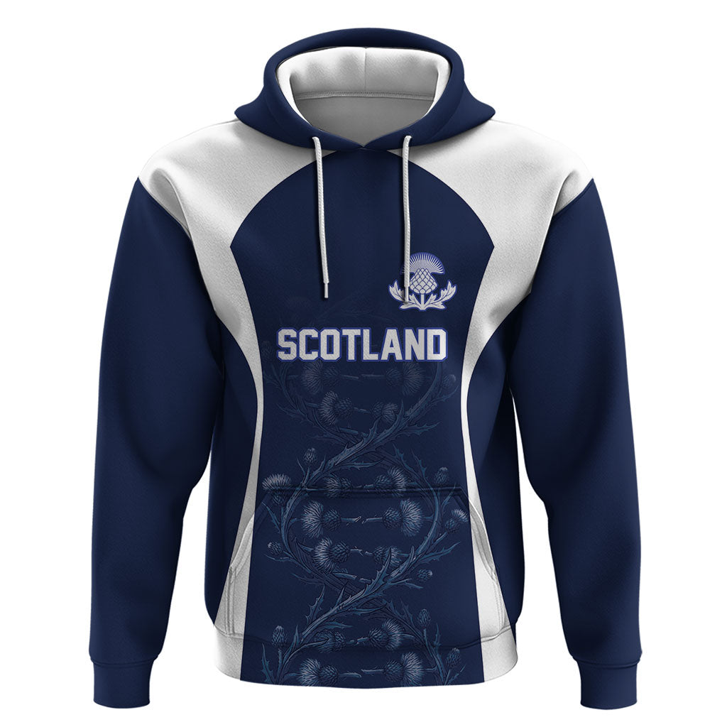2026 Autumn Rugby Nations Scotland Custom Zip Hoodie Scottish Thistle DNA Sporty