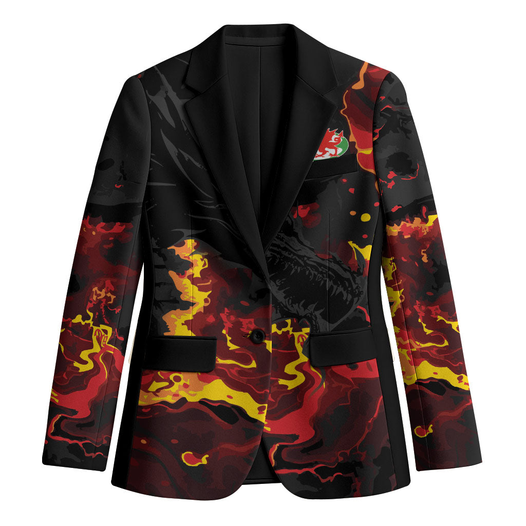 2026 Autumn Rugby Nations Wales Custom Blazer Black Cymru Welsh Dragon