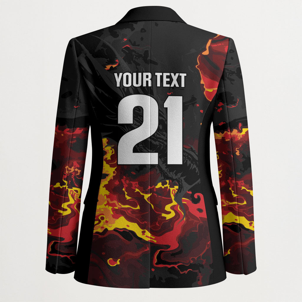 2026 Autumn Rugby Nations Wales Custom Blazer Black Cymru Welsh Dragon