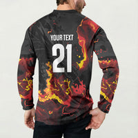 2026 Autumn Rugby Nations Wales Custom Button Sweatshirt Black Cymru Welsh Dragon