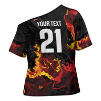 2026 Autumn Rugby Nations Wales Custom Cross Shoulder Shirt Black Cymru Welsh Dragon