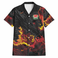 2026 Autumn Rugby Nations Wales Custom Hawaiian Shirt Black Cymru Welsh Dragon