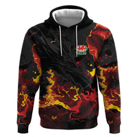 2026 Autumn Rugby Nations Wales Custom Hoodie Black Cymru Welsh Dragon