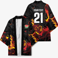 2026 Autumn Rugby Nations Wales Custom Kimono Black Cymru Welsh Dragon