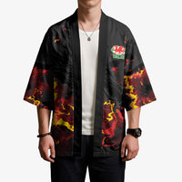 2026 Autumn Rugby Nations Wales Custom Kimono Black Cymru Welsh Dragon