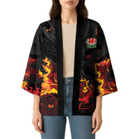 2026 Autumn Rugby Nations Wales Custom Kimono Black Cymru Welsh Dragon