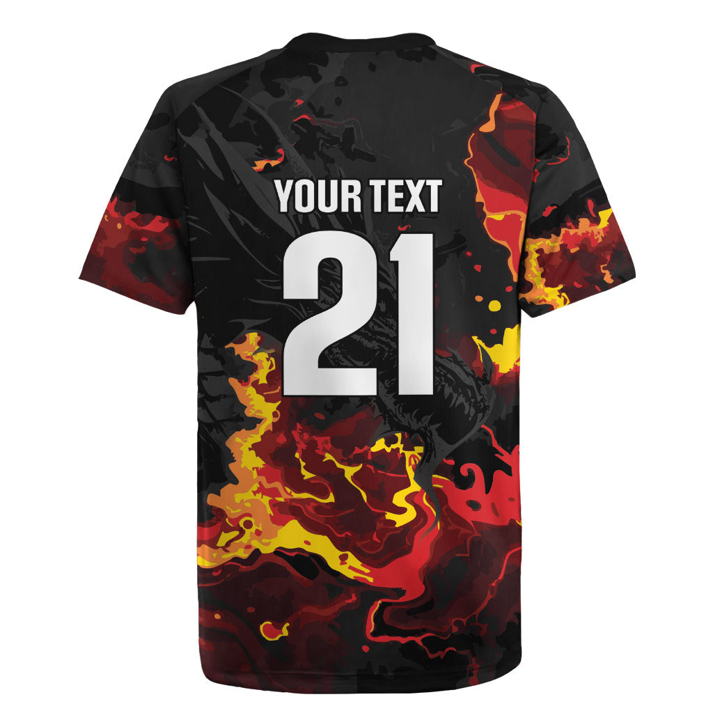 2026 Autumn Rugby Nations Wales Custom Rugby Jersey Black Cymru Welsh Dragon