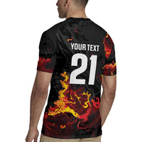 2026 Autumn Rugby Nations Wales Custom Rugby Jersey Black Cymru Welsh Dragon