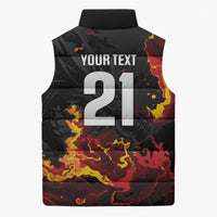 2026 Autumn Rugby Nations Wales Custom Sleeveless Puffer Jacket Black Cymru Welsh Dragon