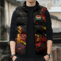2026 Autumn Rugby Nations Wales Custom Sleeveless Puffer Jacket Black Cymru Welsh Dragon