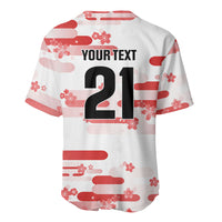 2026 Autumn Rugby Nations Japan Custom Baseball Jersey White Sakura Japanese Asanoha Seigaiha