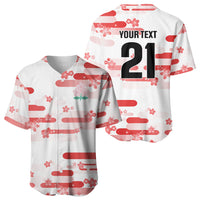 2026 Autumn Rugby Nations Japan Custom Baseball Jersey White Sakura Japanese Asanoha Seigaiha