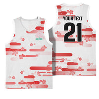 2026 Autumn Rugby Nations Japan Custom Basketball Jersey White Sakura Japanese Asanoha Seigaiha