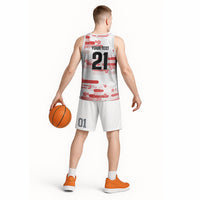 2026 Autumn Rugby Nations Japan Custom Basketball Jersey White Sakura Japanese Asanoha Seigaiha