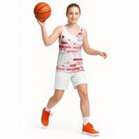 2026 Autumn Rugby Nations Japan Custom Basketball Jersey White Sakura Japanese Asanoha Seigaiha