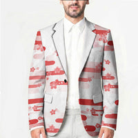 2026 Autumn Rugby Nations Japan Custom Blazer White Sakura Japanese Asanoha Seigaiha