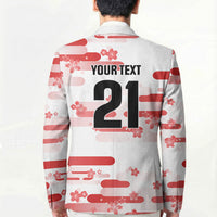 2026 Autumn Rugby Nations Japan Custom Blazer White Sakura Japanese Asanoha Seigaiha