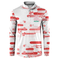 2026 Autumn Rugby Nations Japan Custom Button Sweatshirt White Sakura Japanese Asanoha Seigaiha