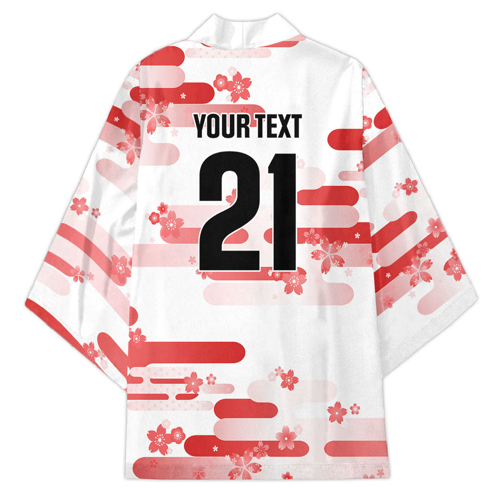2026 Autumn Rugby Nations Japan Custom Kimono White Sakura Japanese Asanoha Seigaiha