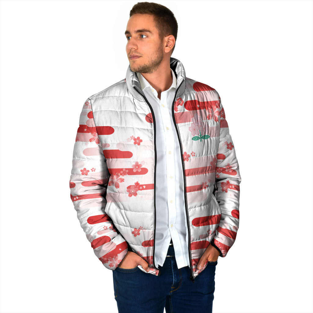 2026 Autumn Rugby Nations Japan Custom Padded Jacket White Sakura Japanese Asanoha Seigaiha
