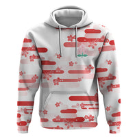 2026 Autumn Rugby Nations Japan Custom Zip Hoodie White Sakura Japanese Asanoha Seigaiha